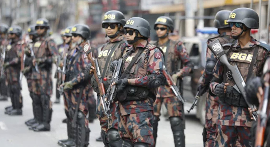 BGB deployed outside EC Building