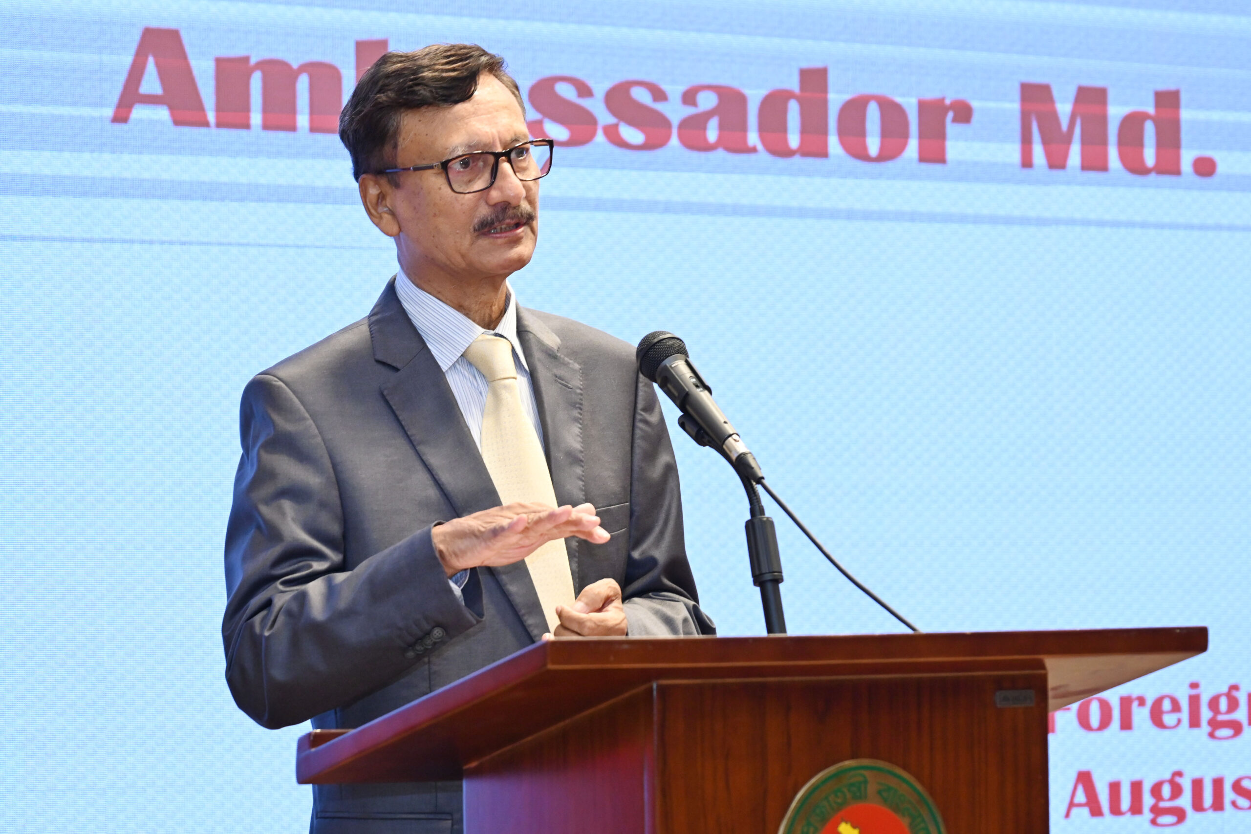 Foreign Affairs Adviser Md Touhid Hossain