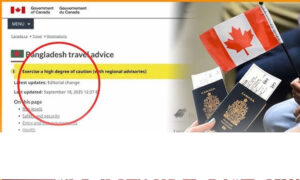 Canada Issues Travel Advisory for Citizens in Bangladesh Ahead of National Elections